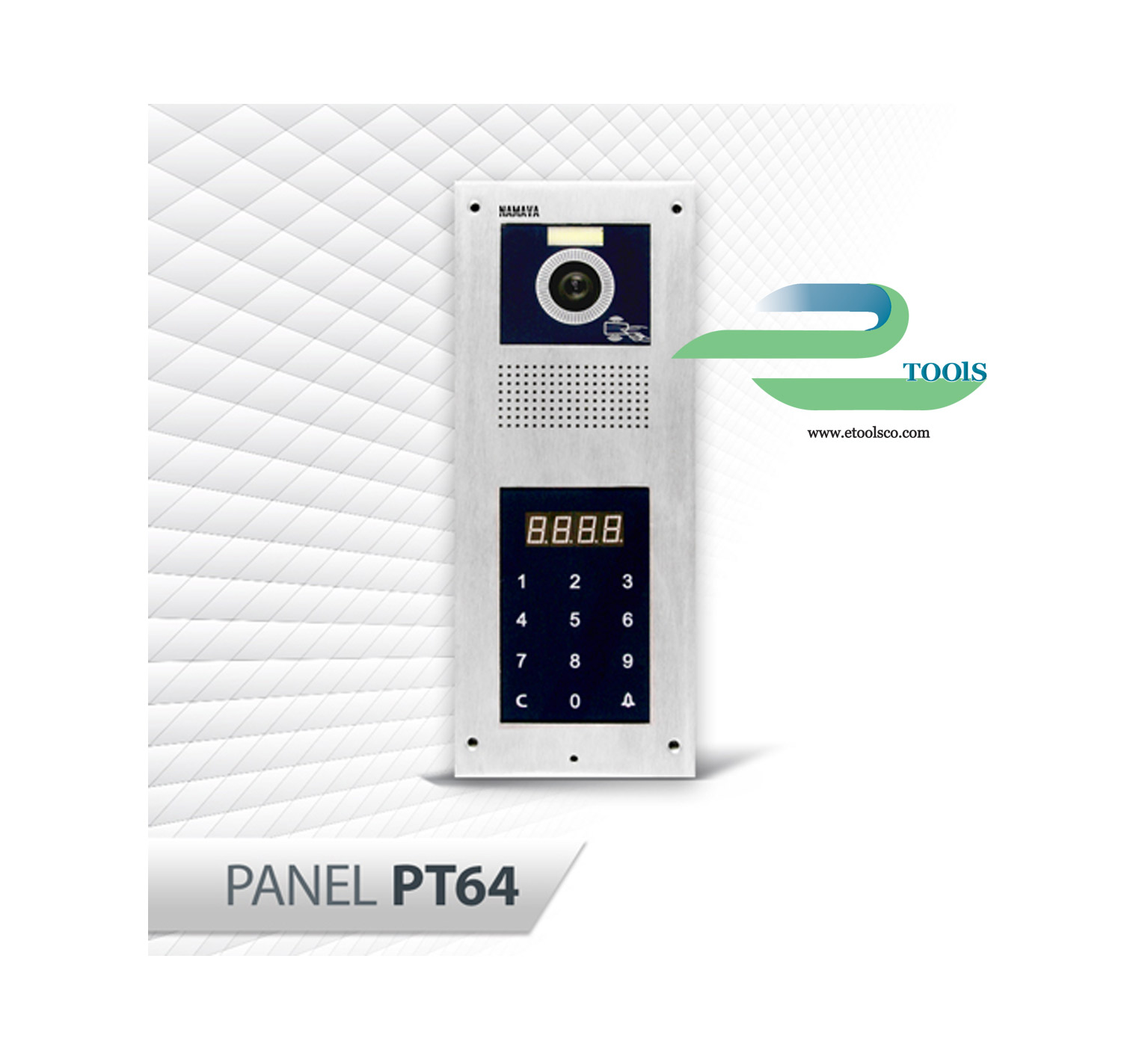 پنل کدینگ 400 واحدی آیفون تصویری نماوا PT400